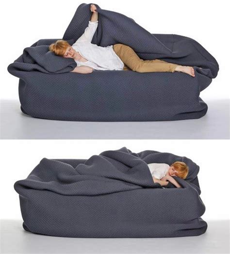 bean bag with built in blanket and pillow
